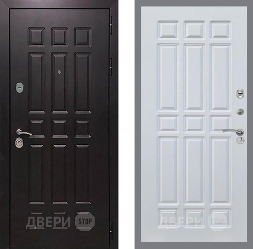 Входная металлическая Дверь Рекс (REX) 8 FL-33 Белый ясень в Жуковский
