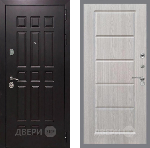 Входная металлическая Дверь Рекс (REX) 8 FL-39 Беленый дуб в Жуковский