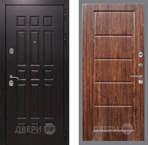 Входная металлическая Дверь Рекс (REX) 8 FL-39 орех тисненый в Жуковский