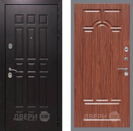 Входная металлическая Дверь Рекс (REX) 8 FL-58 орех тисненый в Жуковский