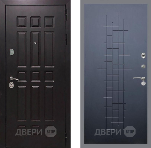 Входная металлическая Дверь Рекс (REX) 8 FL-289 Ясень черный в Жуковский