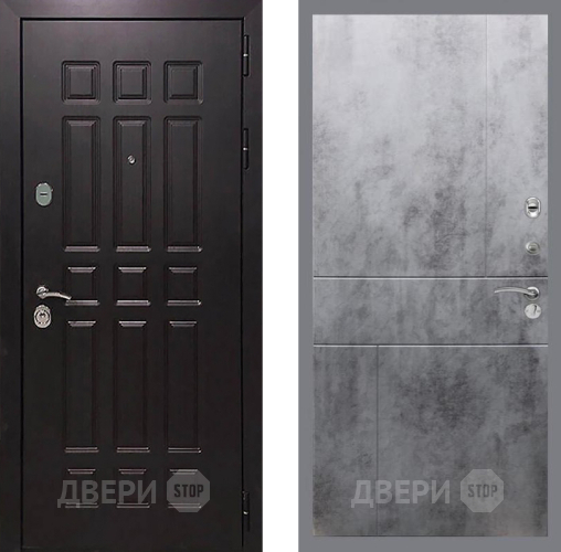 Входная металлическая Дверь Рекс (REX) 8 FL-290 Бетон темный в Жуковский