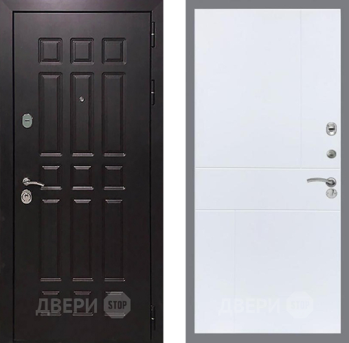 Входная металлическая Дверь Рекс (REX) 8 FL-290 Силк Сноу в Жуковский