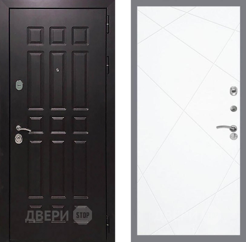 Входная металлическая Дверь Рекс (REX) 8 FL-291 Силк Сноу в Жуковский