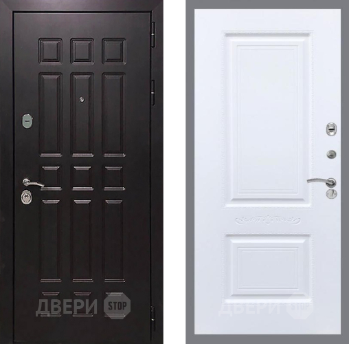Входная металлическая Дверь Рекс (REX) 8 Смальта Силк Сноу в Жуковский