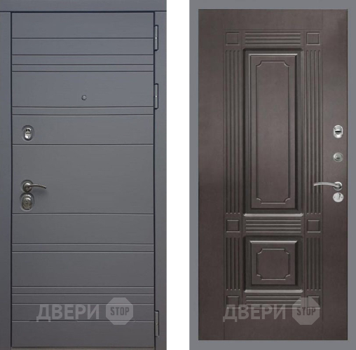 Входная металлическая Дверь Рекс (REX) 14 силк титан FL-2 Венге в Жуковский