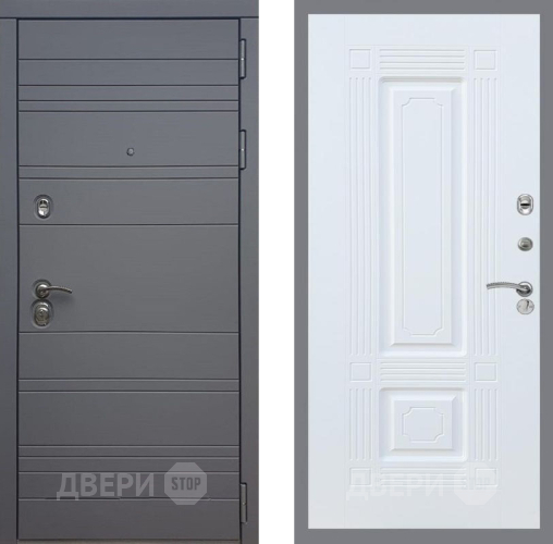 Входная металлическая Дверь Рекс (REX) 14 силк титан FL-2 Силк Сноу в Жуковский