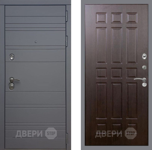 Входная металлическая Дверь Рекс (REX) 14 силк титан FL-33 Венге в Жуковский