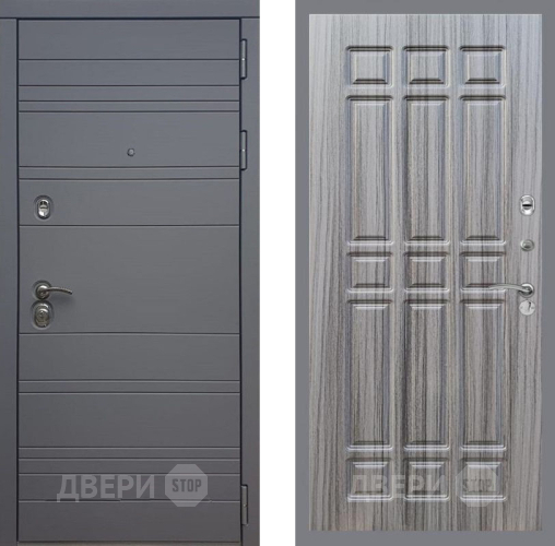 Входная металлическая Дверь Рекс (REX) 14 силк титан FL-33 Сандал грей в Жуковский