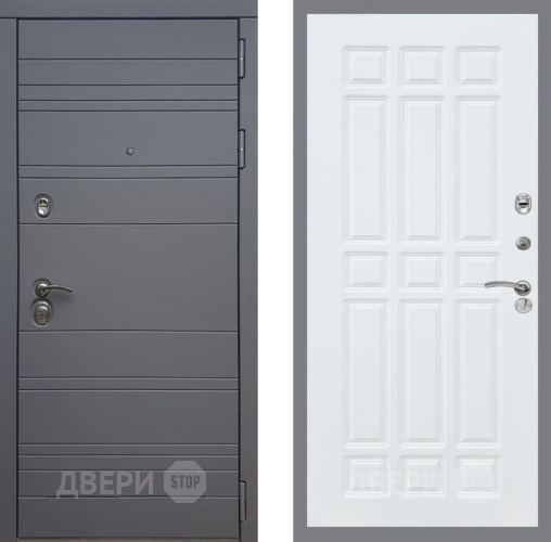 Входная металлическая Дверь Рекс (REX) 14 силк титан FL-33 Силк Сноу в Жуковский