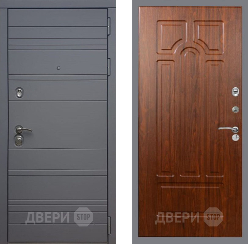 Входная металлическая Дверь Рекс (REX) 14 силк титан FL-58 Морёная берёза в Жуковский