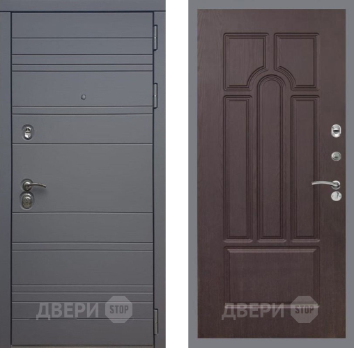 Входная металлическая Дверь Рекс (REX) 14 силк титан FL-58 Венге в Жуковский