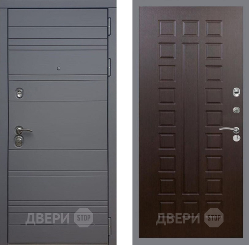 Входная металлическая Дверь Рекс (REX) 14 силк титан FL-183 Венге в Жуковский
