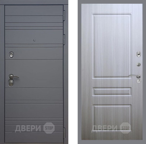 Входная металлическая Дверь Рекс (REX) 14 силк титан FL-243 Сандал белый в Жуковский