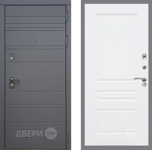 Входная металлическая Дверь Рекс (REX) 14 силк титан FL-243 Силк Сноу в Жуковский