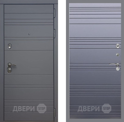 Входная металлическая Дверь Рекс (REX) 14 силк титан Line Силк титан в Жуковский