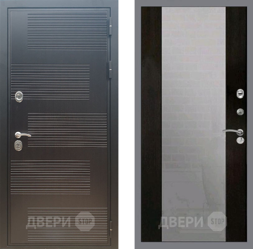 Входная металлическая Дверь Рекс (REX) премиум 185 СБ-16 Зеркало Венге в Жуковский