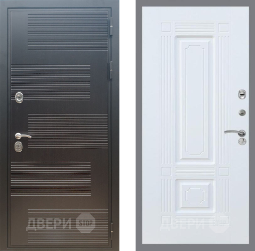 Входная металлическая Дверь Рекс (REX) премиум 185 FL-2 Силк Сноу в Жуковский