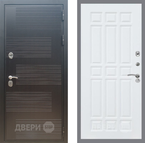 Входная металлическая Дверь Рекс (REX) премиум 185 FL-33 Силк Сноу в Жуковский