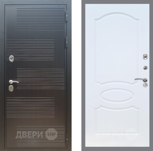 Входная металлическая Дверь Рекс (REX) премиум 185 FL-128 Белый ясень в Жуковский