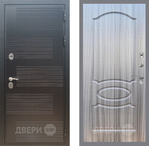 Входная металлическая Дверь Рекс (REX) премиум 185 FL-128 Сандал грей в Жуковский