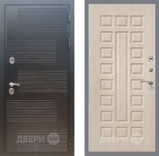 Входная металлическая Дверь Рекс (REX) премиум 185 FL-183 Беленый дуб в Жуковский