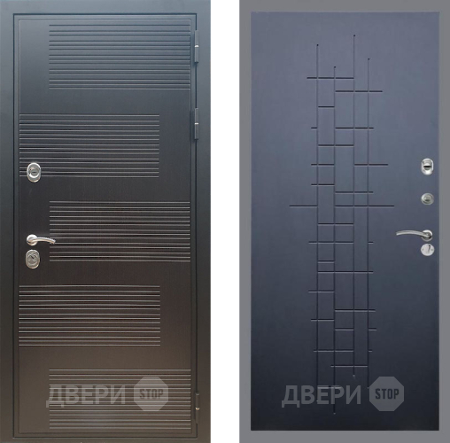 Входная металлическая Дверь Рекс (REX) премиум 185 FL-289 Ясень черный в Жуковский