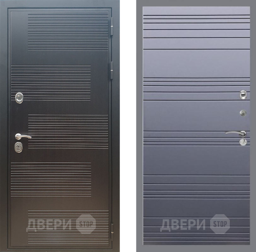 Входная металлическая Дверь Рекс (REX) премиум 185 Line Силк титан в Жуковский