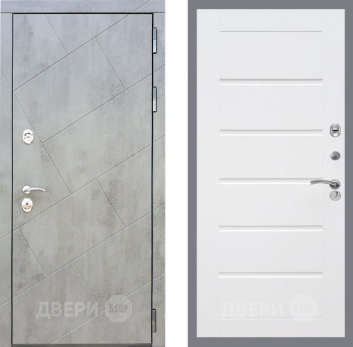 Входная металлическая Дверь Рекс (REX) 22 Сити Белый ясень в Жуковский
