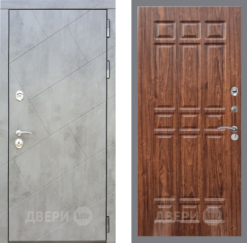 Входная металлическая Дверь Рекс (REX) 22 FL-33 орех тисненый в Жуковский