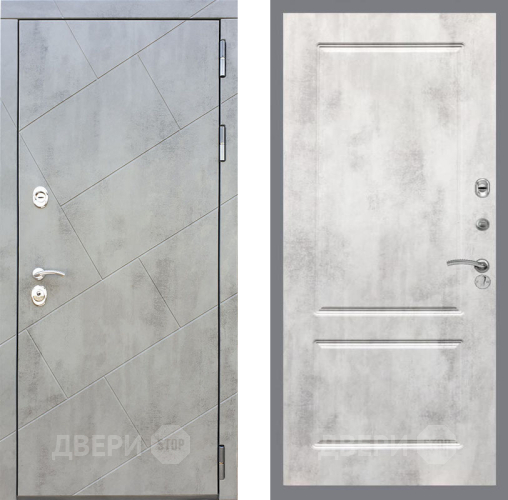 Входная металлическая Дверь Рекс (REX) 22 FL-117 Бетон светлый в Жуковский
