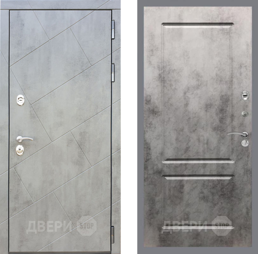Входная металлическая Дверь Рекс (REX) 22 FL-117 Бетон темный в Жуковский