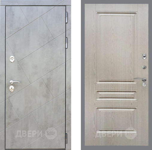 Входная металлическая Дверь Рекс (REX) 22 FL-243 Беленый дуб в Жуковский
