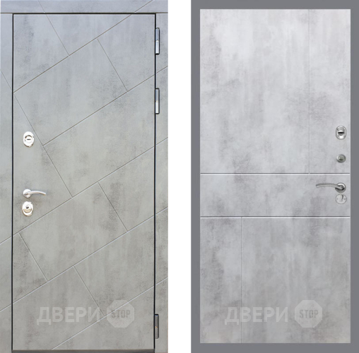 Входная металлическая Дверь Рекс (REX) 22 FL-290 Бетон светлый в Жуковский