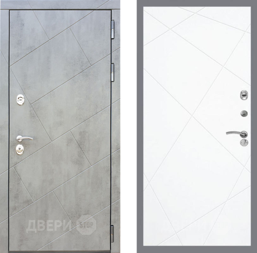 Входная металлическая Дверь Рекс (REX) 22 FL-291 Силк Сноу в Жуковский