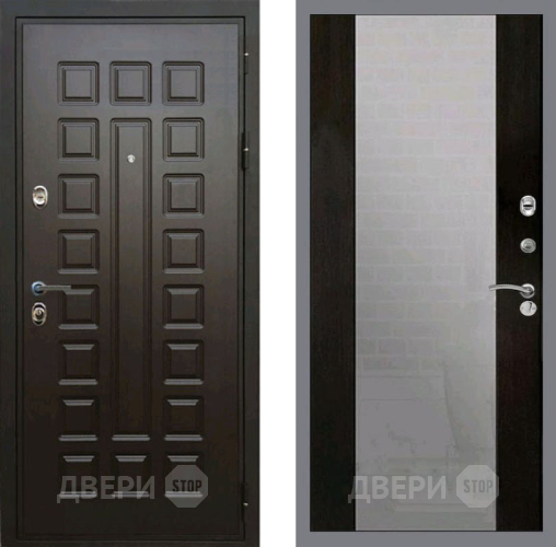 Входная металлическая Дверь Рекс (REX) Премиум 3к СБ-16 Зеркало Венге в Жуковский