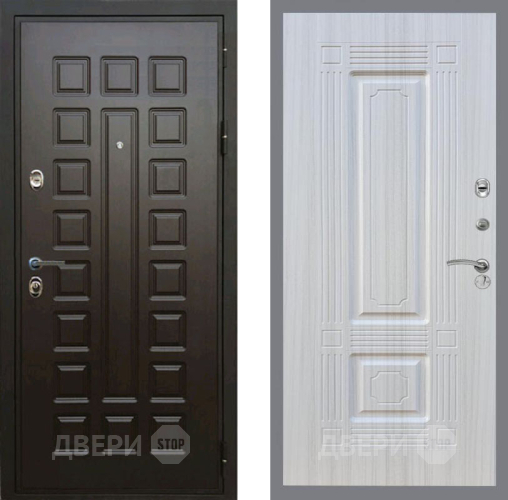 Входная металлическая Дверь Рекс (REX) Премиум 3к FL-2 Сандал белый в Жуковский