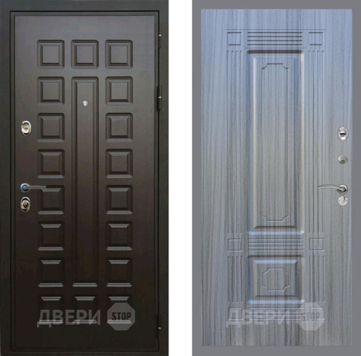 Входная металлическая Дверь Рекс (REX) Премиум 3к FL-2 Сандал грей в Жуковский
