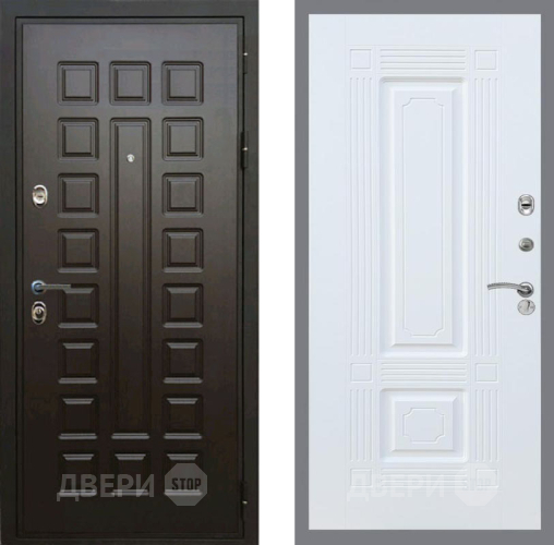 Входная металлическая Дверь Рекс (REX) Премиум 3к FL-2 Силк Сноу в Жуковский