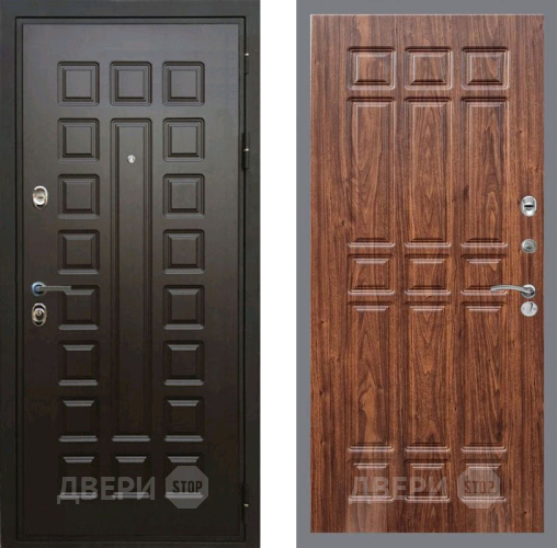 Входная металлическая Дверь Рекс (REX) Премиум 3к FL-33 орех тисненый в Жуковский