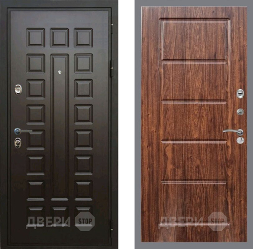 Входная металлическая Дверь Рекс (REX) Премиум 3к FL-39 орех тисненый в Жуковский