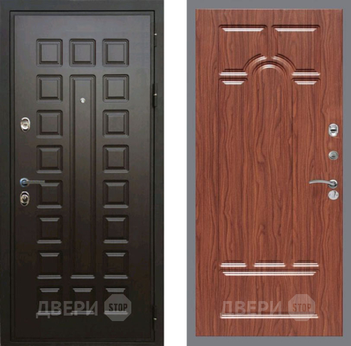Входная металлическая Дверь Рекс (REX) Премиум 3к FL-58 орех тисненый в Жуковский