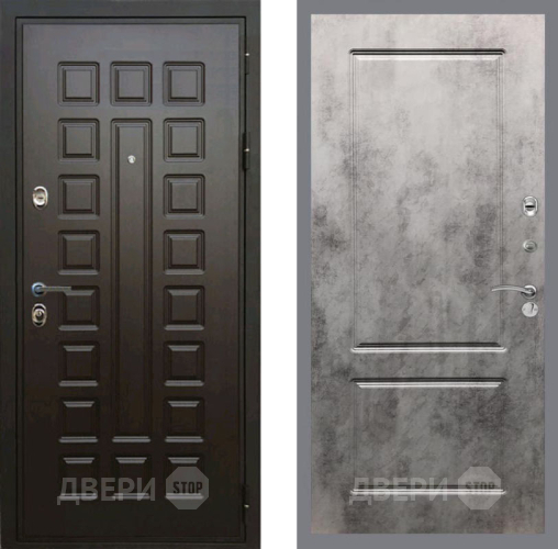 Входная металлическая Дверь Рекс (REX) Премиум 3к FL-117 Бетон темный в Жуковский