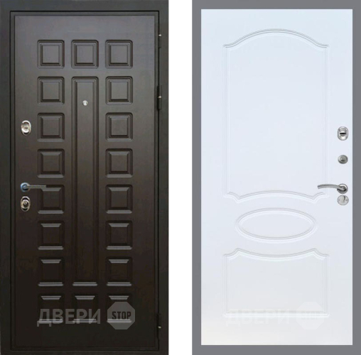 Входная металлическая Дверь Рекс (REX) Премиум 3к FL-128 Белый ясень в Жуковский