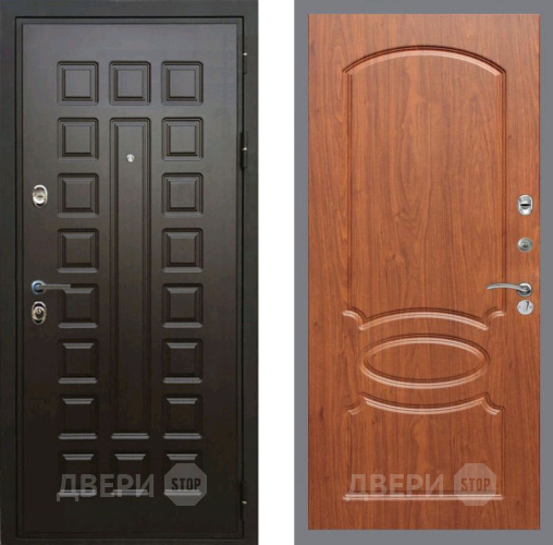 Входная металлическая Дверь Рекс (REX) Премиум 3к FL-128 Морёная берёза в Жуковский