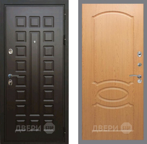 Входная металлическая Дверь Рекс (REX) Премиум 3к FL-128 Дуб в Жуковский