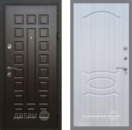 Входная металлическая Дверь Рекс (REX) Премиум 3к FL-128 Сандал белый в Жуковский