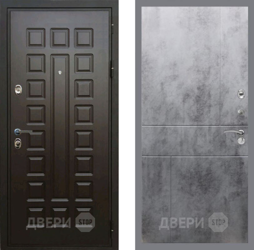 Входная металлическая Дверь Рекс (REX) Премиум 3к FL-290 Бетон темный в Жуковский
