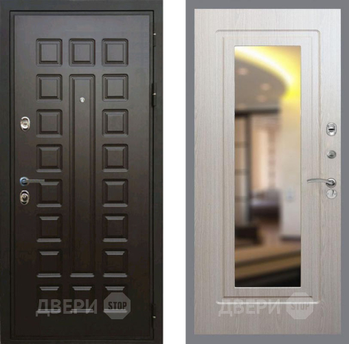 Входная металлическая Дверь Рекс (REX) Премиум 3к FLZ-120 Беленый дуб в Жуковский