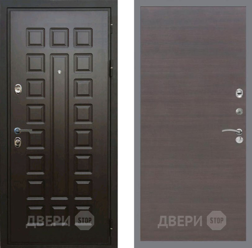 Входная металлическая Дверь Рекс (REX) Премиум 3к GL венге поперечный в Жуковский